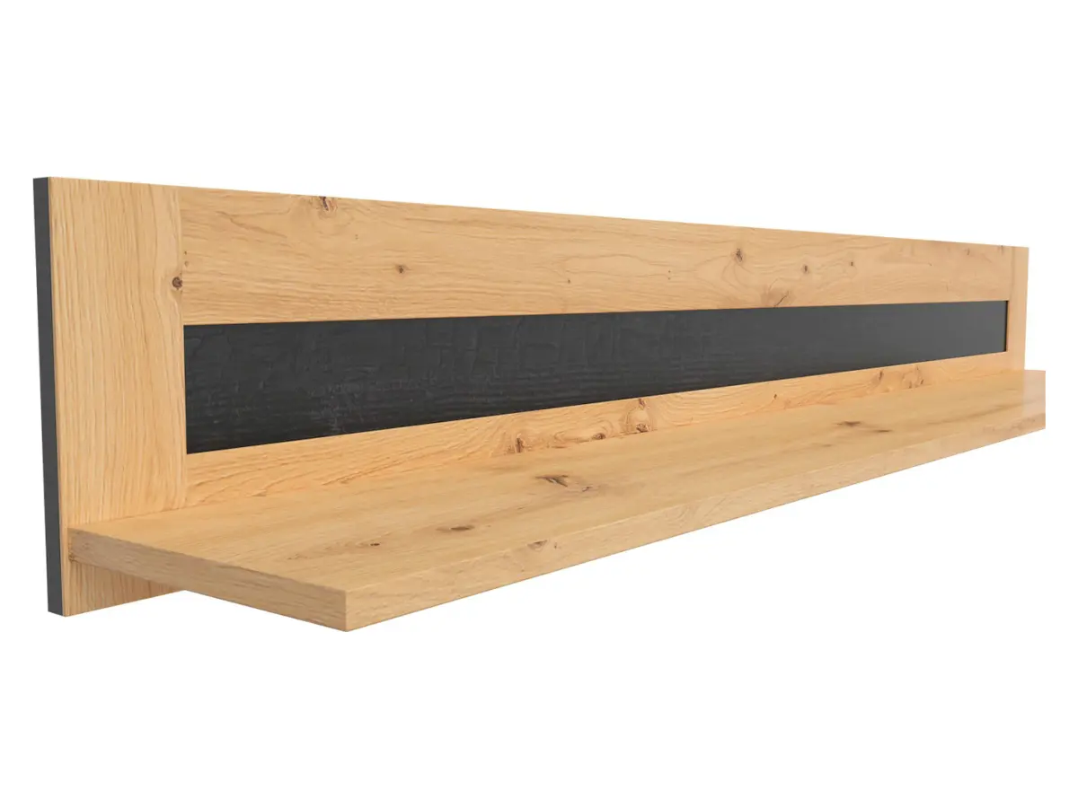 Estante de pared Ostia 161 cm roble artisan