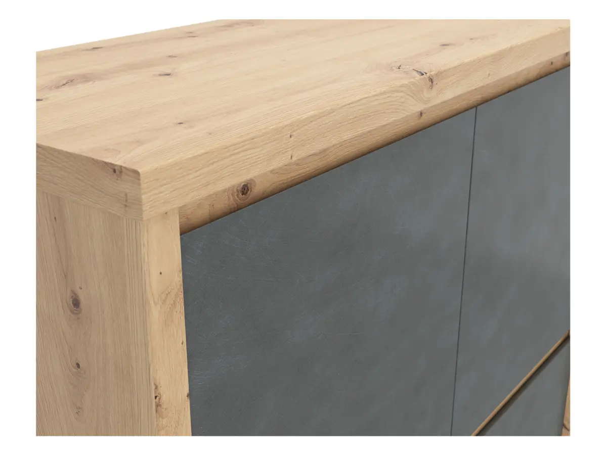 Mueble Larios 105 cm de cuatro puertas roble artisan/matera