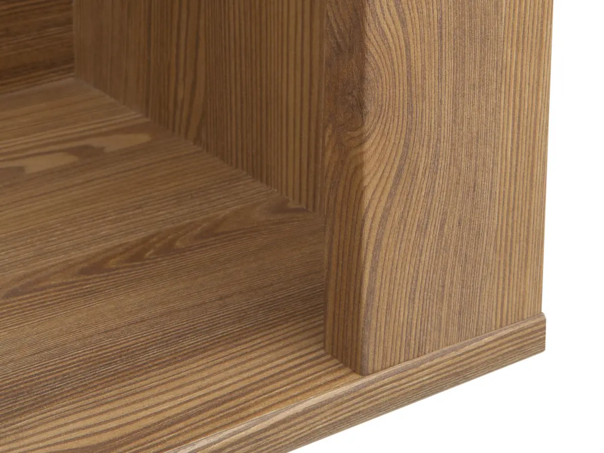 Estante de pared Bergen 156 cm alerce sibiu dorado