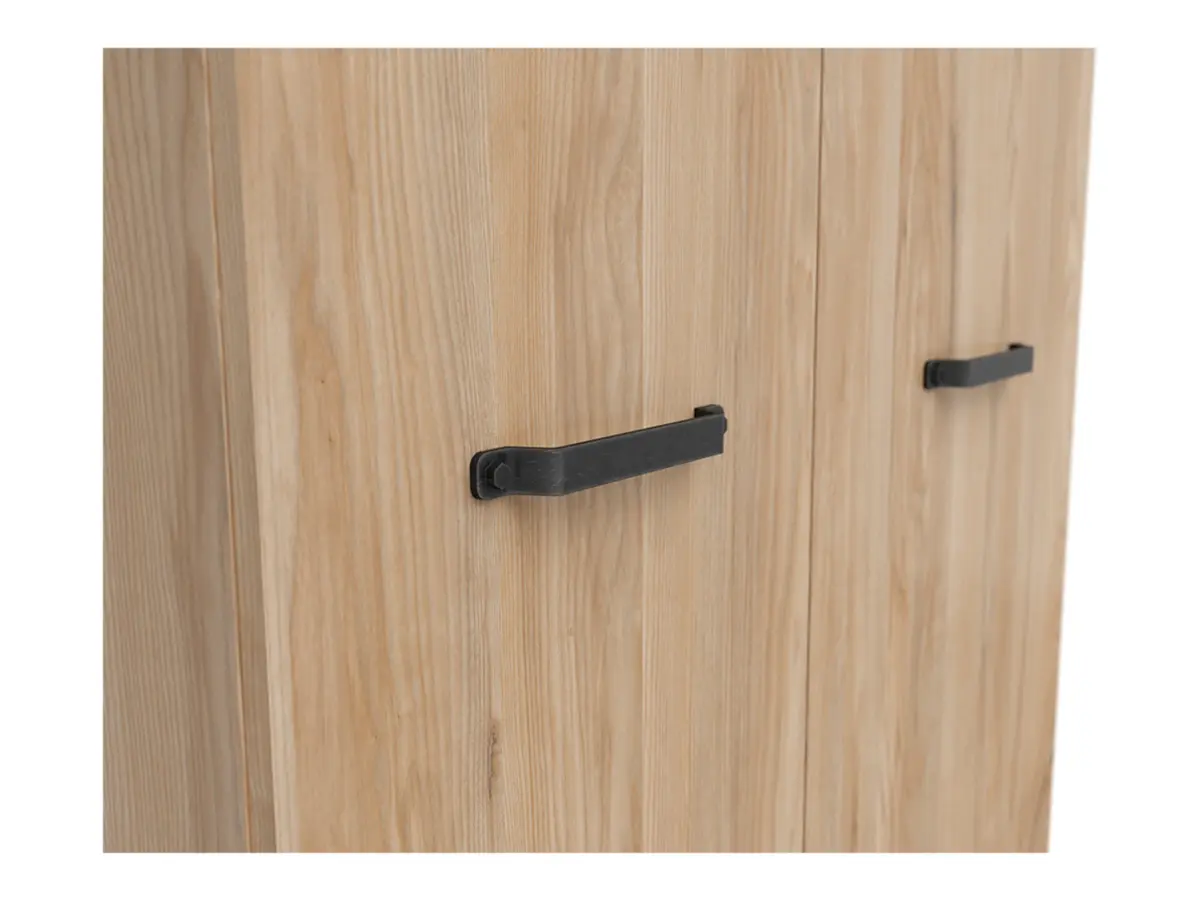 Armario de dos puertas Lara 90 cm con cajones fresno belarus