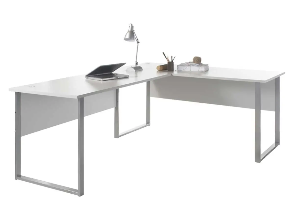 Escritorio de esquina Office Lux 223x170 cm gris claro