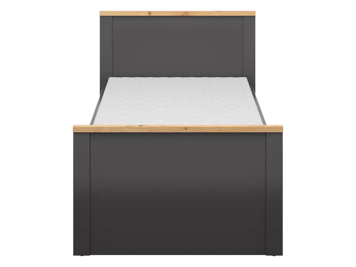 Cama Hesen 90x200 grafito