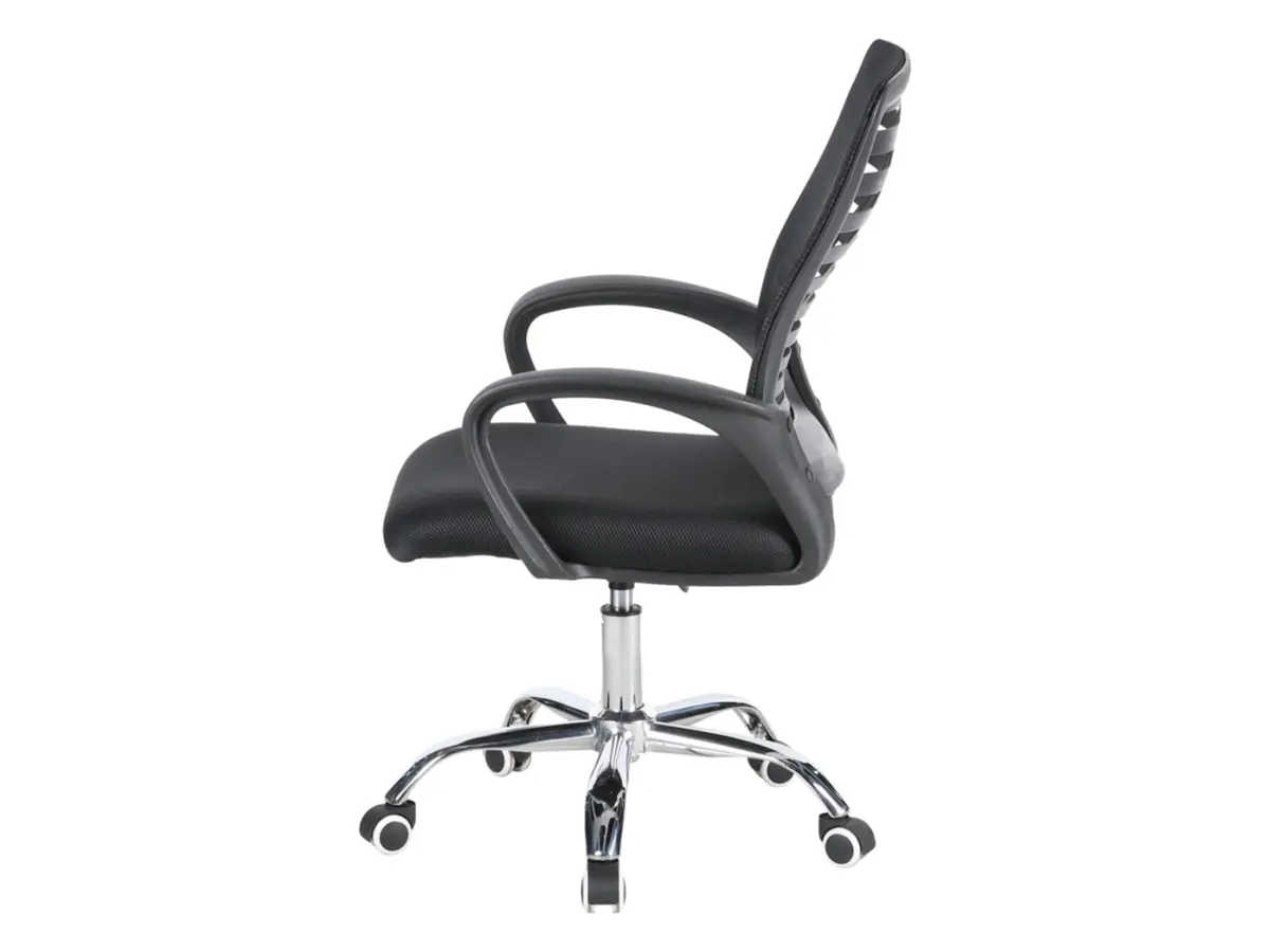 Silla giratoria Ned negra