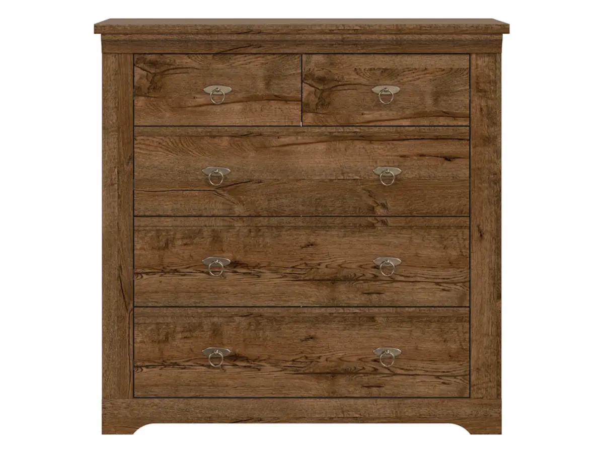 Patras 93 cm con 5 cajones roble april