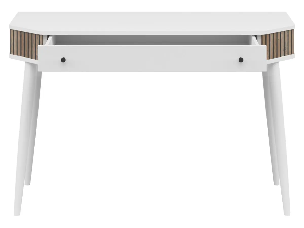 Tocador Capri 120 cm con cajón blanco/roble flagstaff oscuro