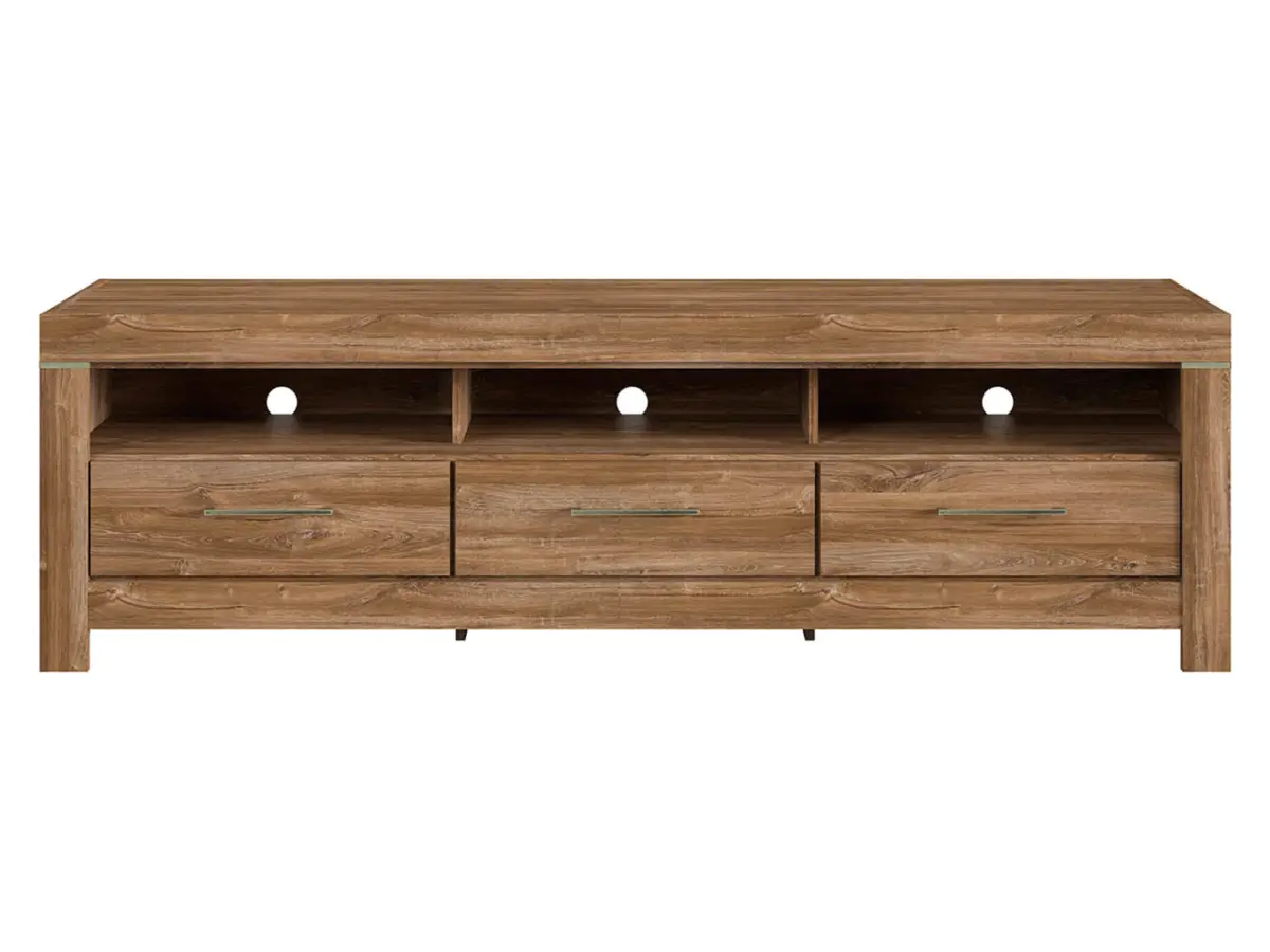 Тумба RTV Gent 200 см с 3 ящиками и полкой дуб стирлинг