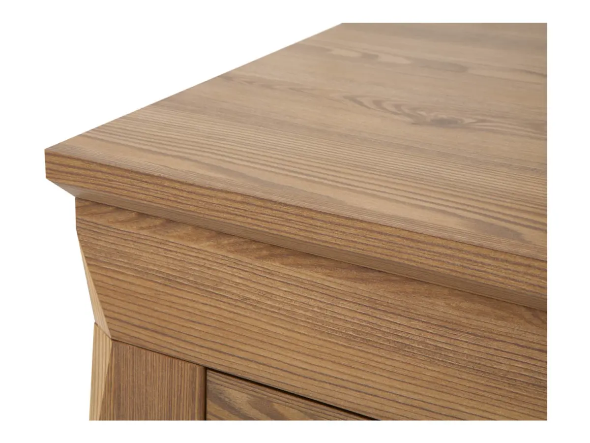 Cómoda Bergen 72 cm con 4 cajones alerce sibiu dorado