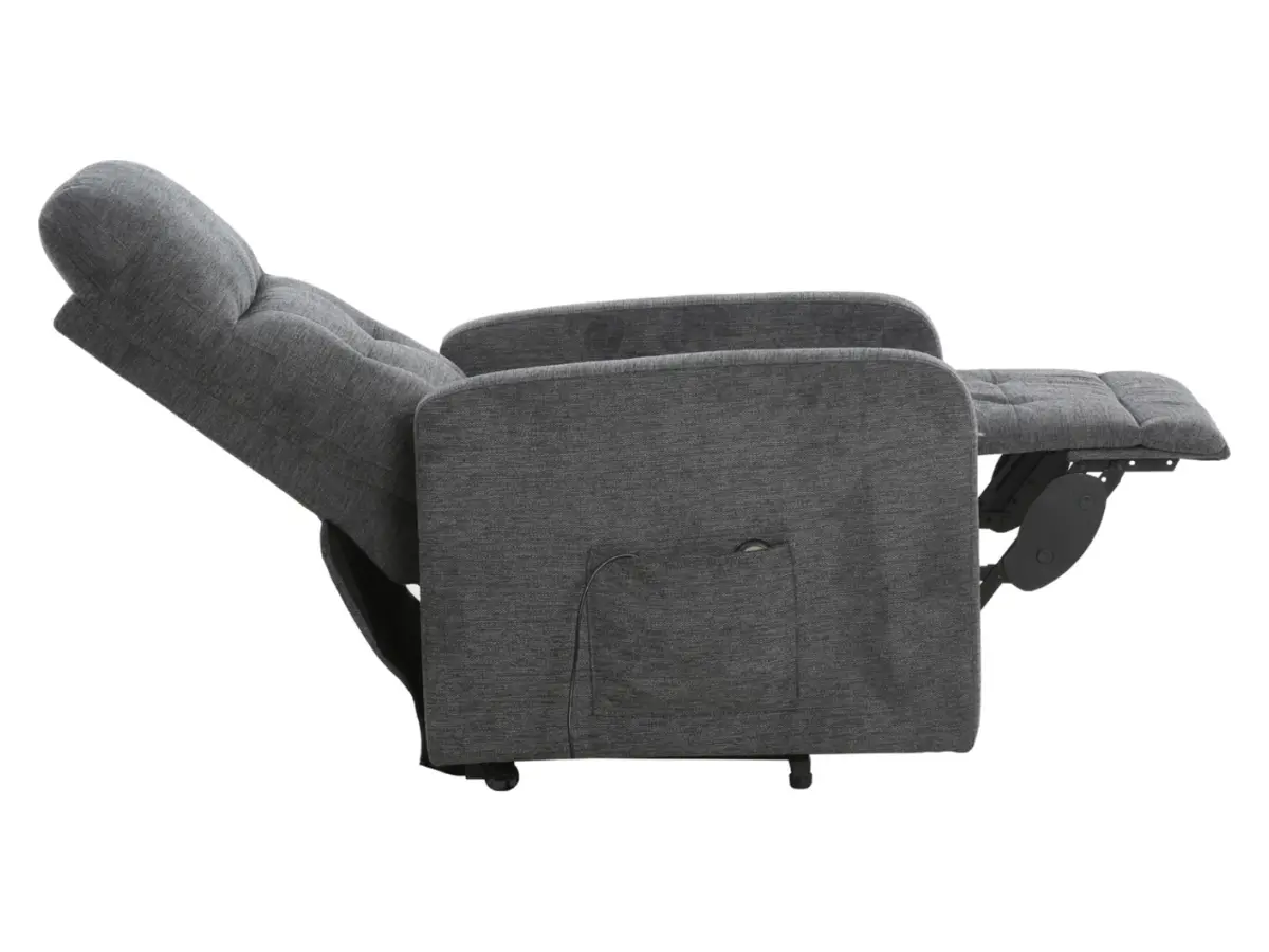 Sillón tradicional Grand con función relax gris