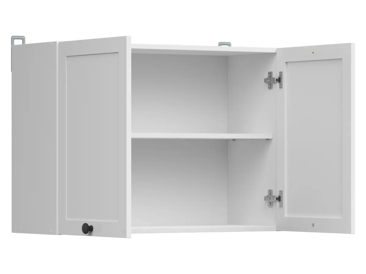 Armario superior de cocina Junona Line 80 cm de dos puertas blanco