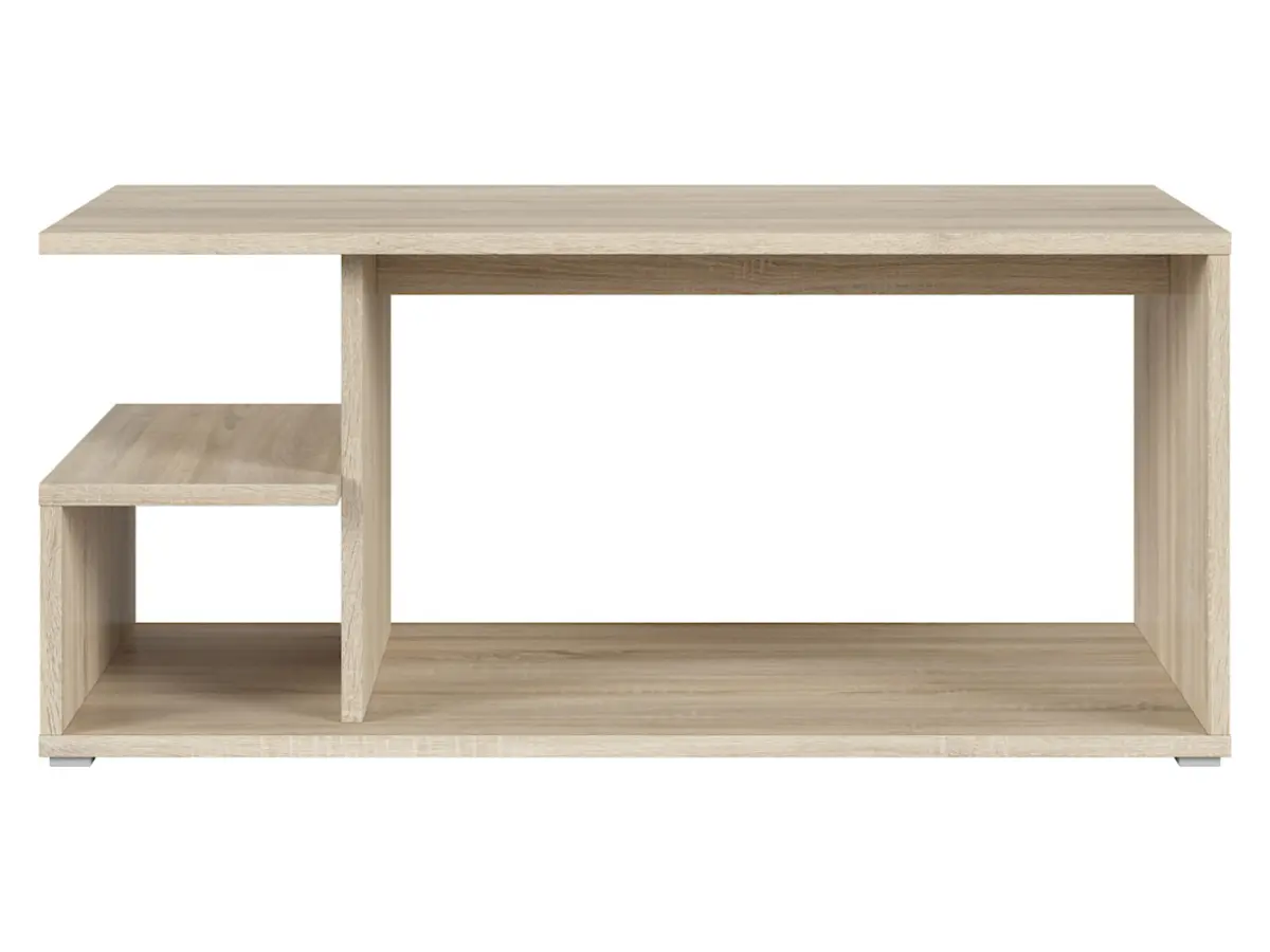 Журнальный столик Gato 100x50 с полкой дуб сонома