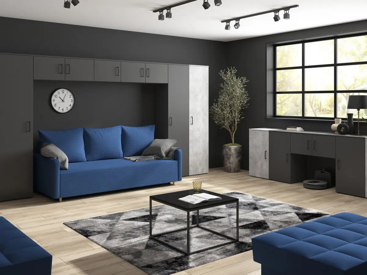 Estantería MultiDo 80 cm con 2 puertas atelier claro