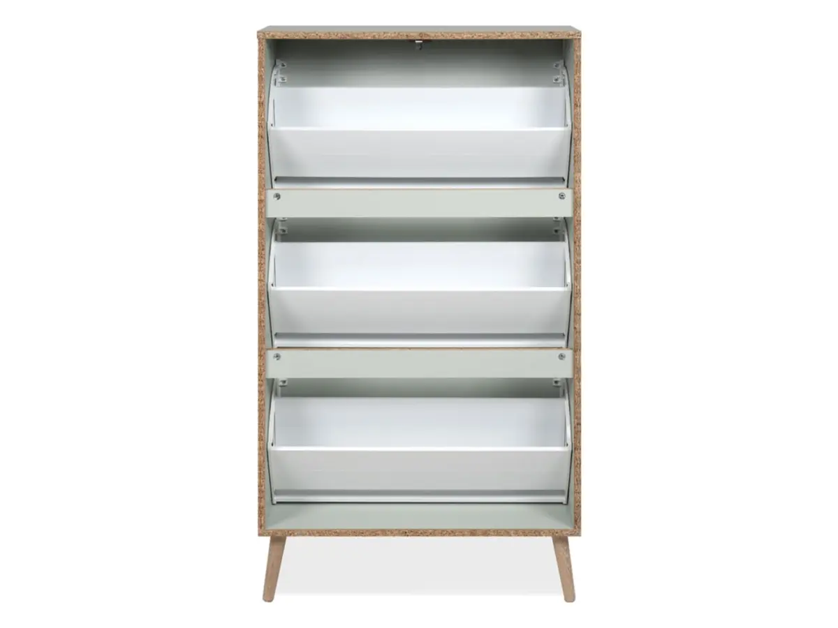 Zapatero Vigo 70 cm verde pastel