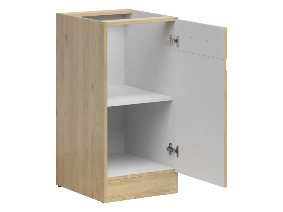 Mueble bajo de cocina Junona Line 40 cm derecha con puerta roble bernstein