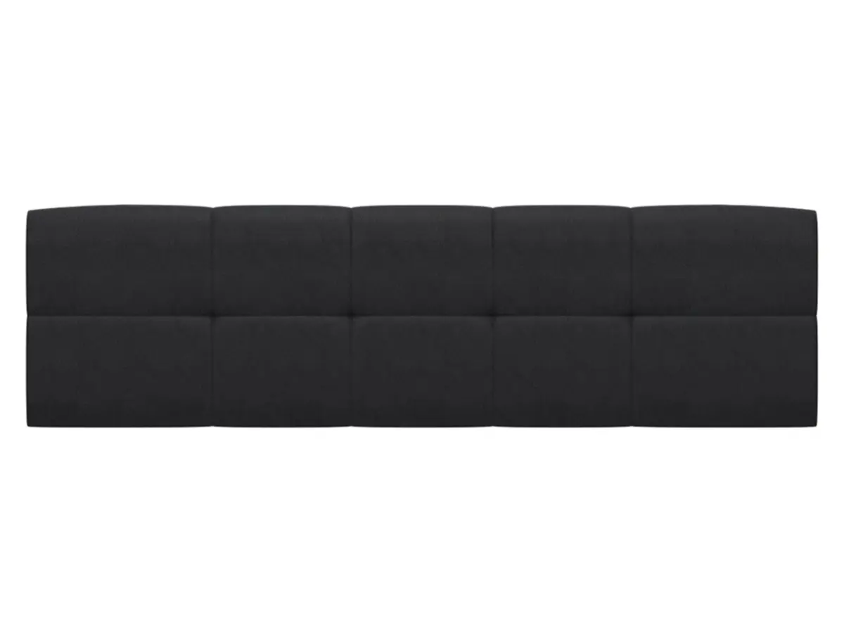 Panel tapizado para cama Tetrix 140 cm negro