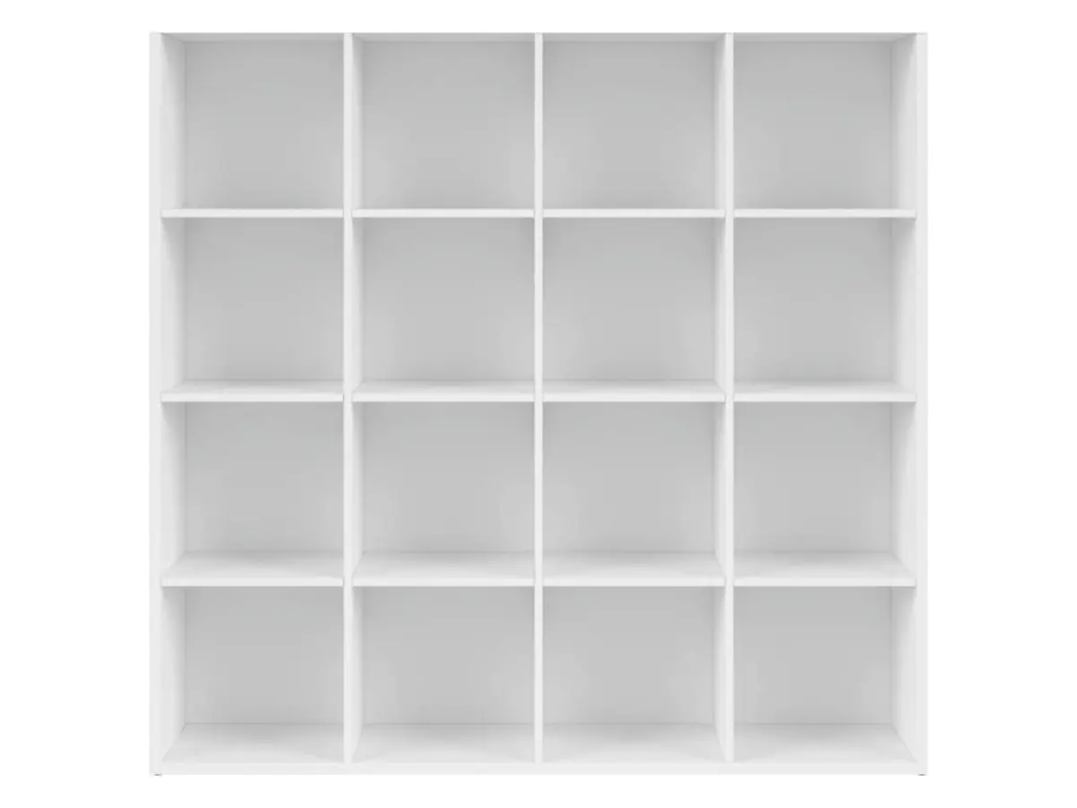 Estantería Nepo Plus 151 cm con 16 estantes blanco