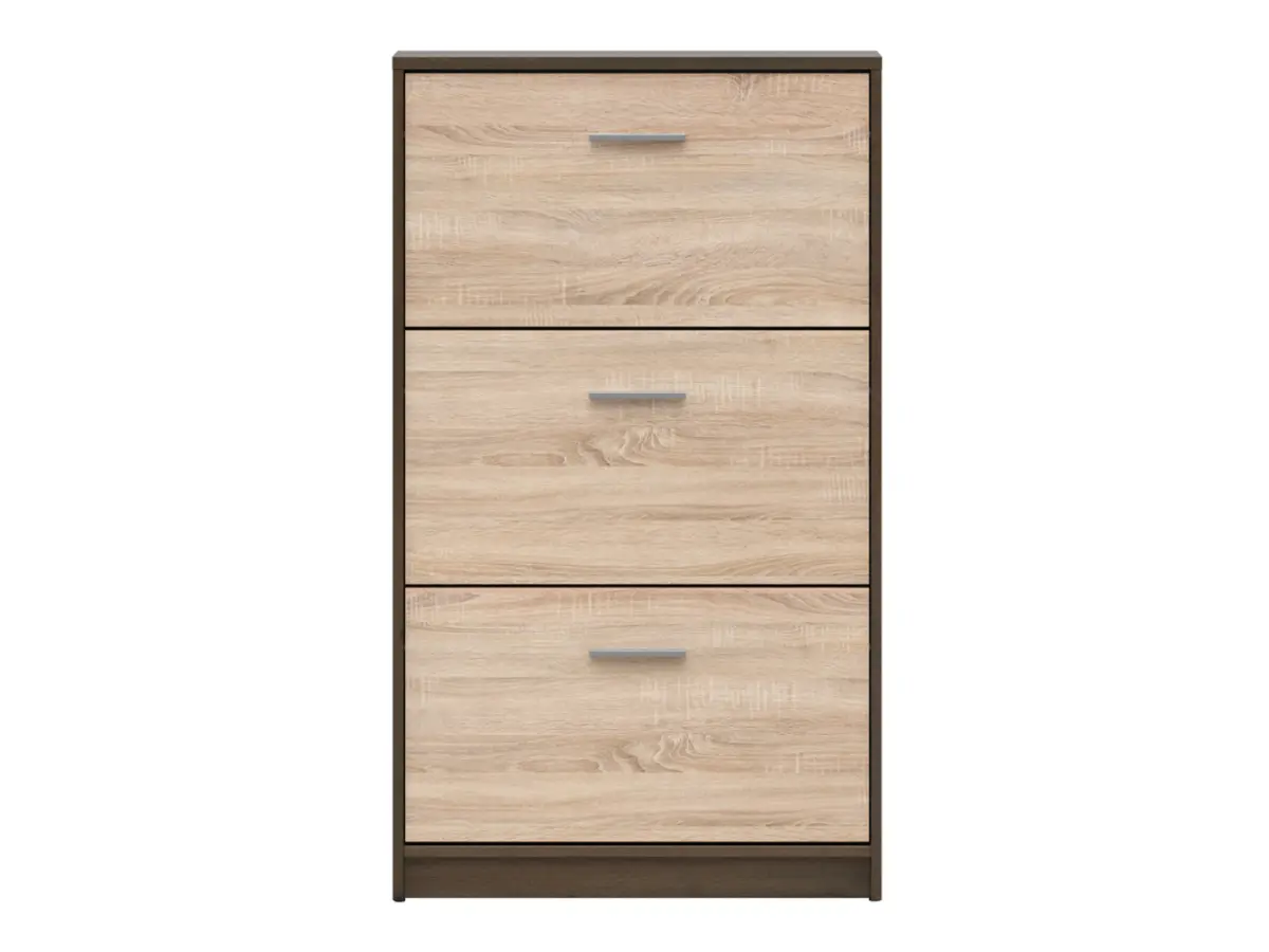 Zapatero Nepo Plus 70 cm con 3 puertas roble noble/roble sonoma