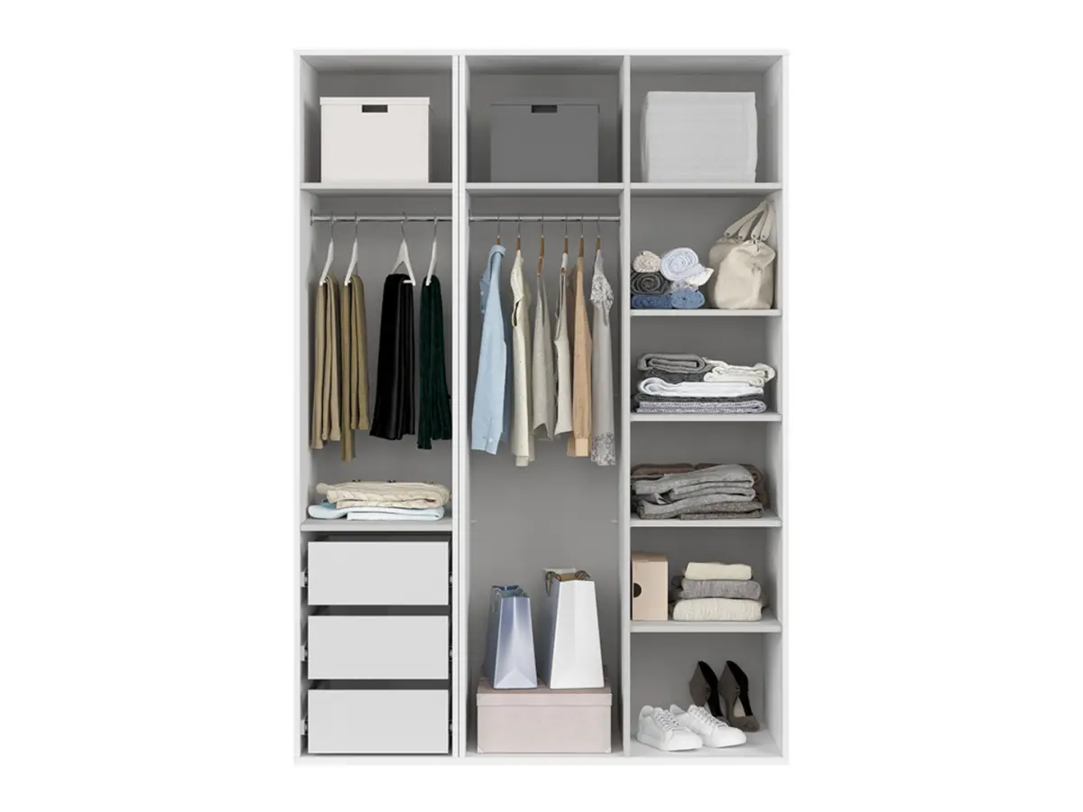 Armario modular Flex 150 cm con puertas blanco