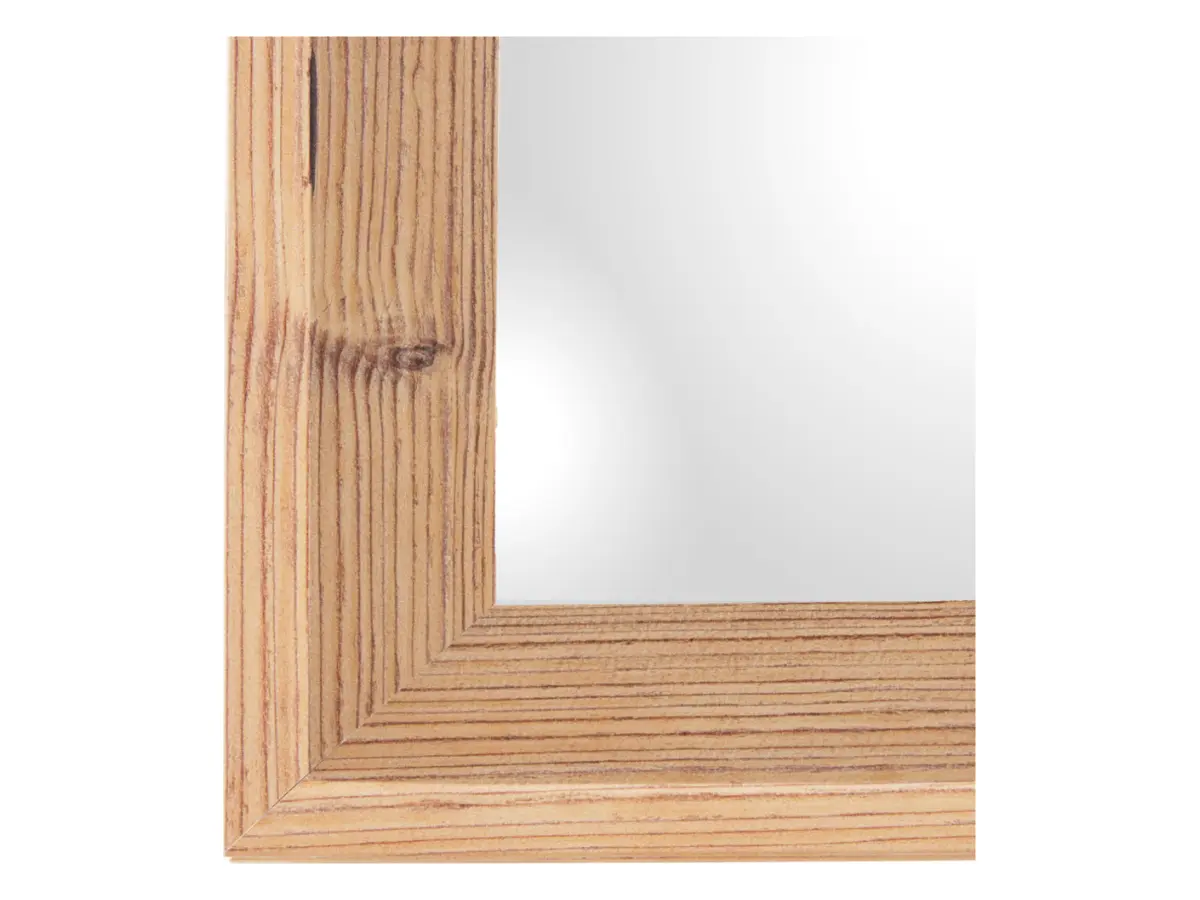 Espejo de pared con marco Lea III 52x152 cm marrón