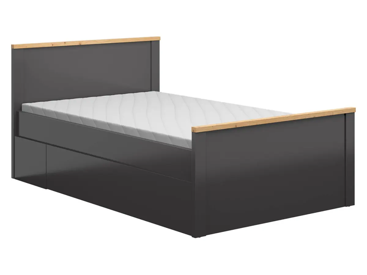 Cama Hesen 120x200 grafito