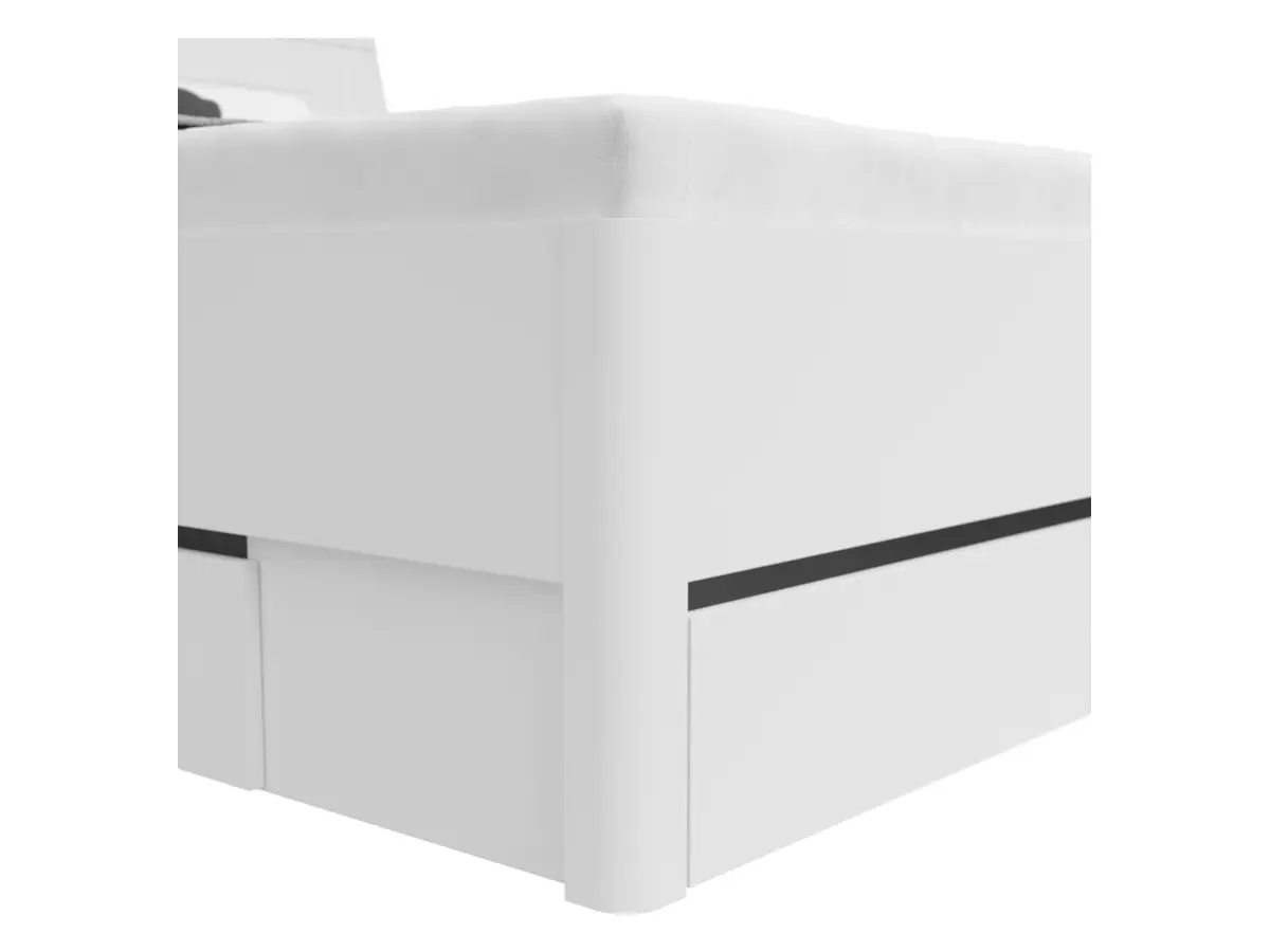 Кровать Saturn 160x200 с 3 ящиками белая