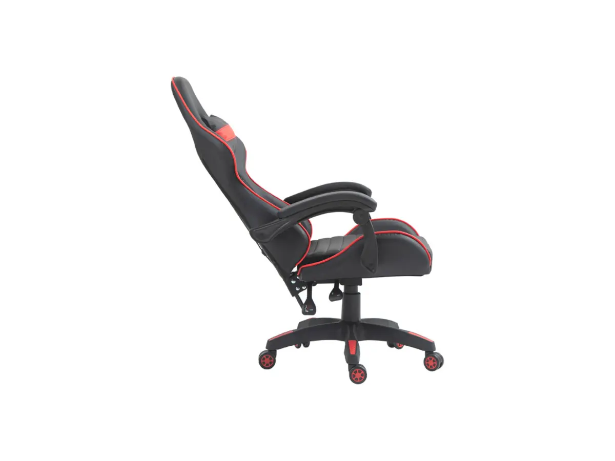 Silla gaming X-Play con cojines negro-roja