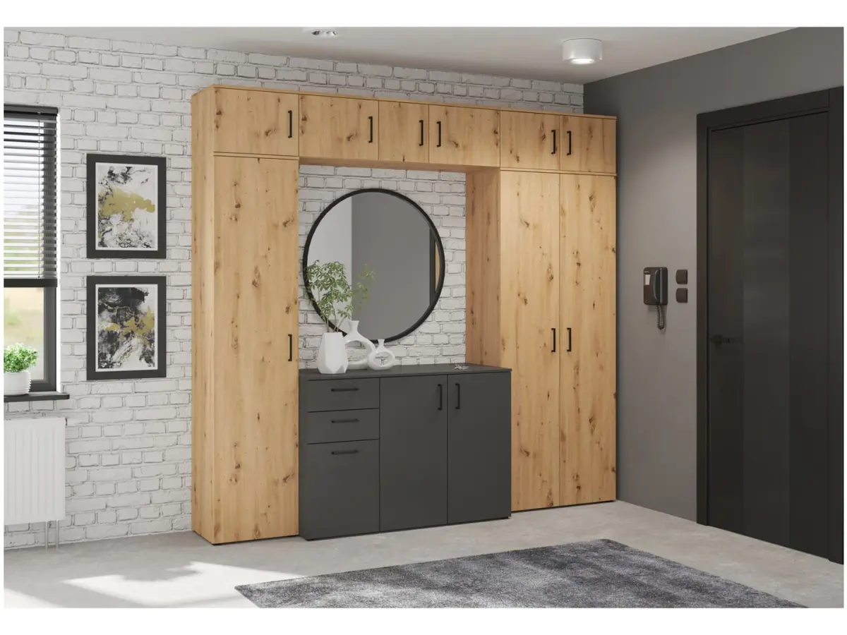 Estantería MultiDo 80 cm con 2 puertas atelier claro