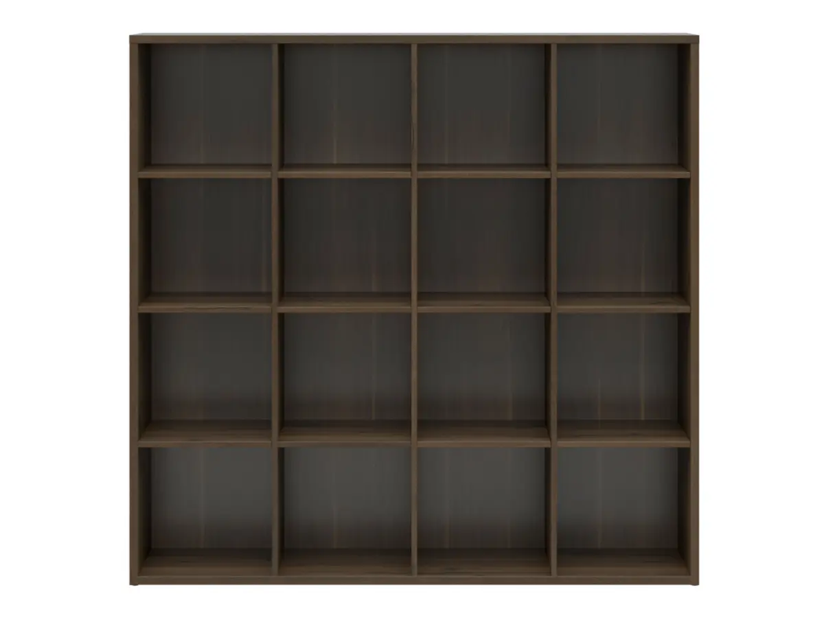 Estantería Nepo Plus 151 cm con 16 estantes roble noble