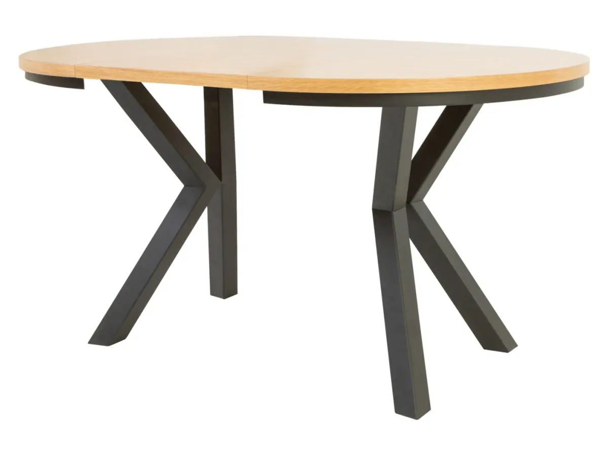 Mesa extensible Eland 100/150/200x100 chapa de roble natural