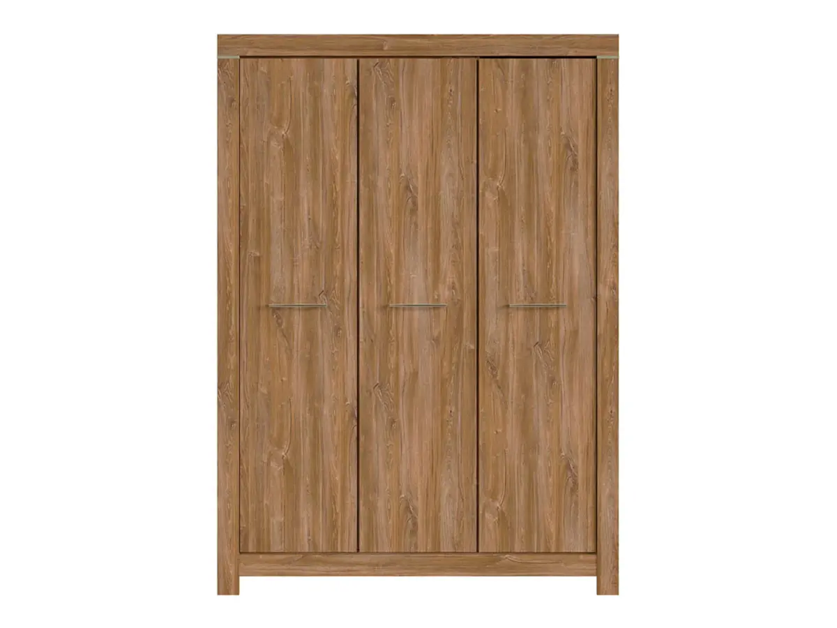 Armario de tres puertas Gent 150 cm roble stirling