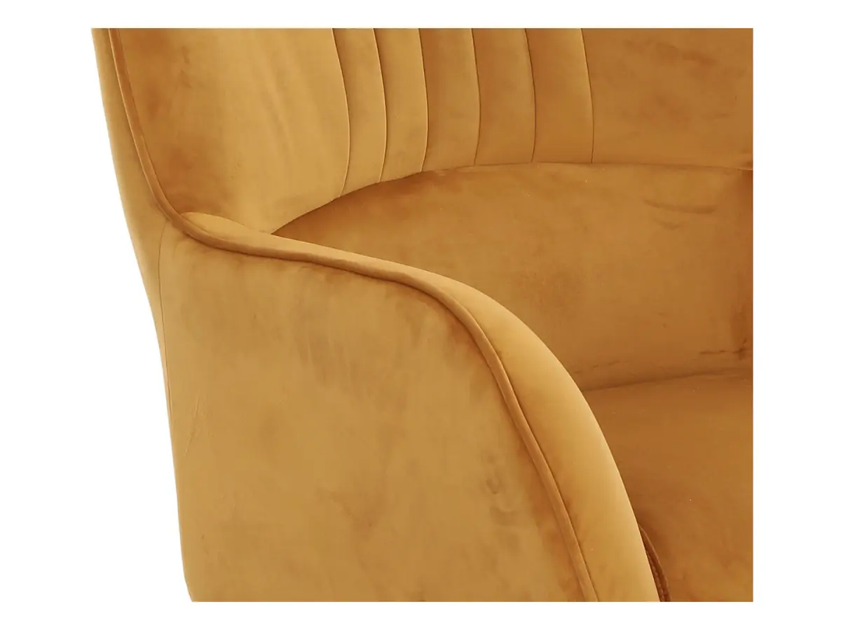 Sillón orejero Samon amarillo