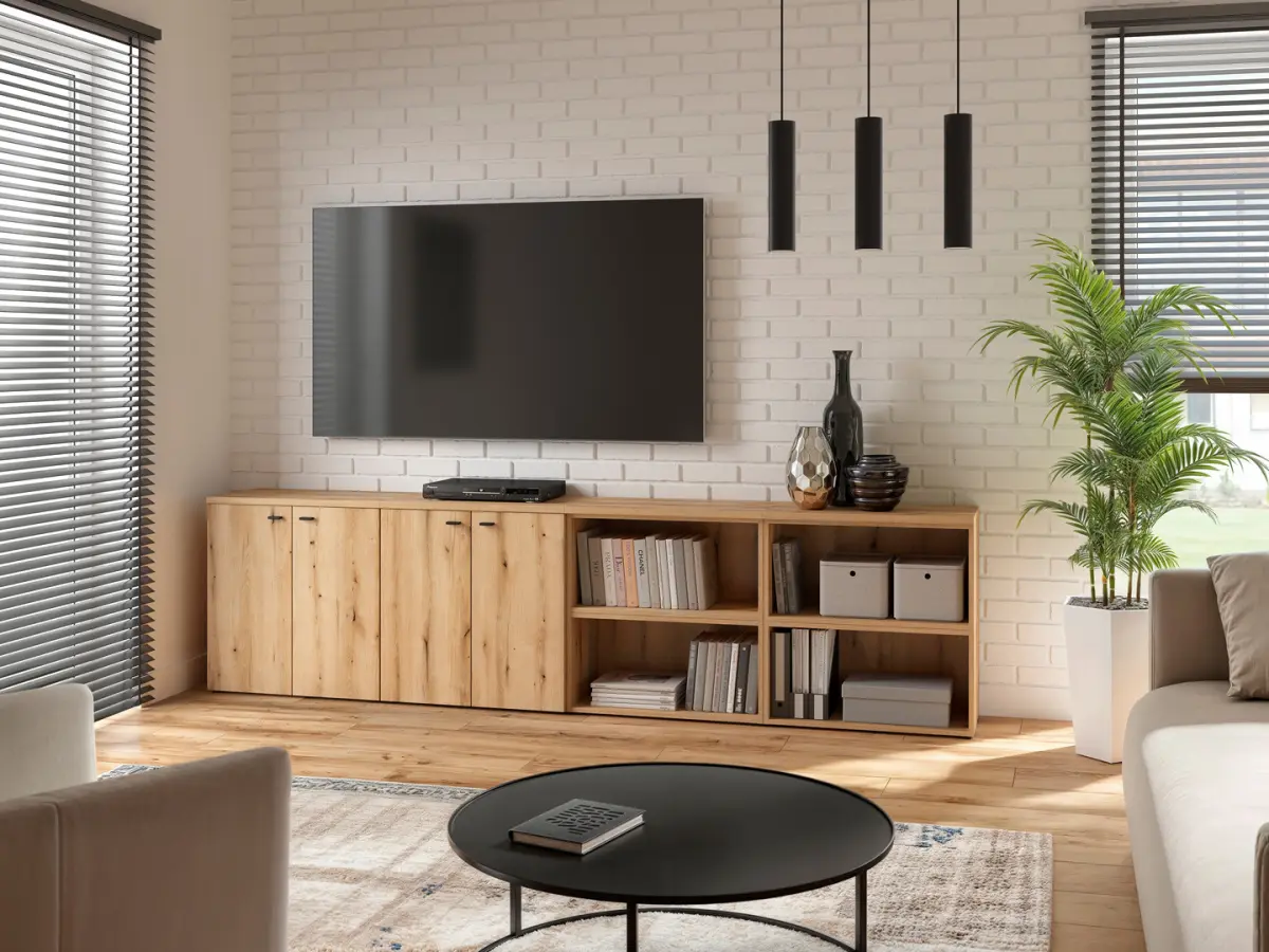 Armario System 64 con 2 puertas roble coast evoke