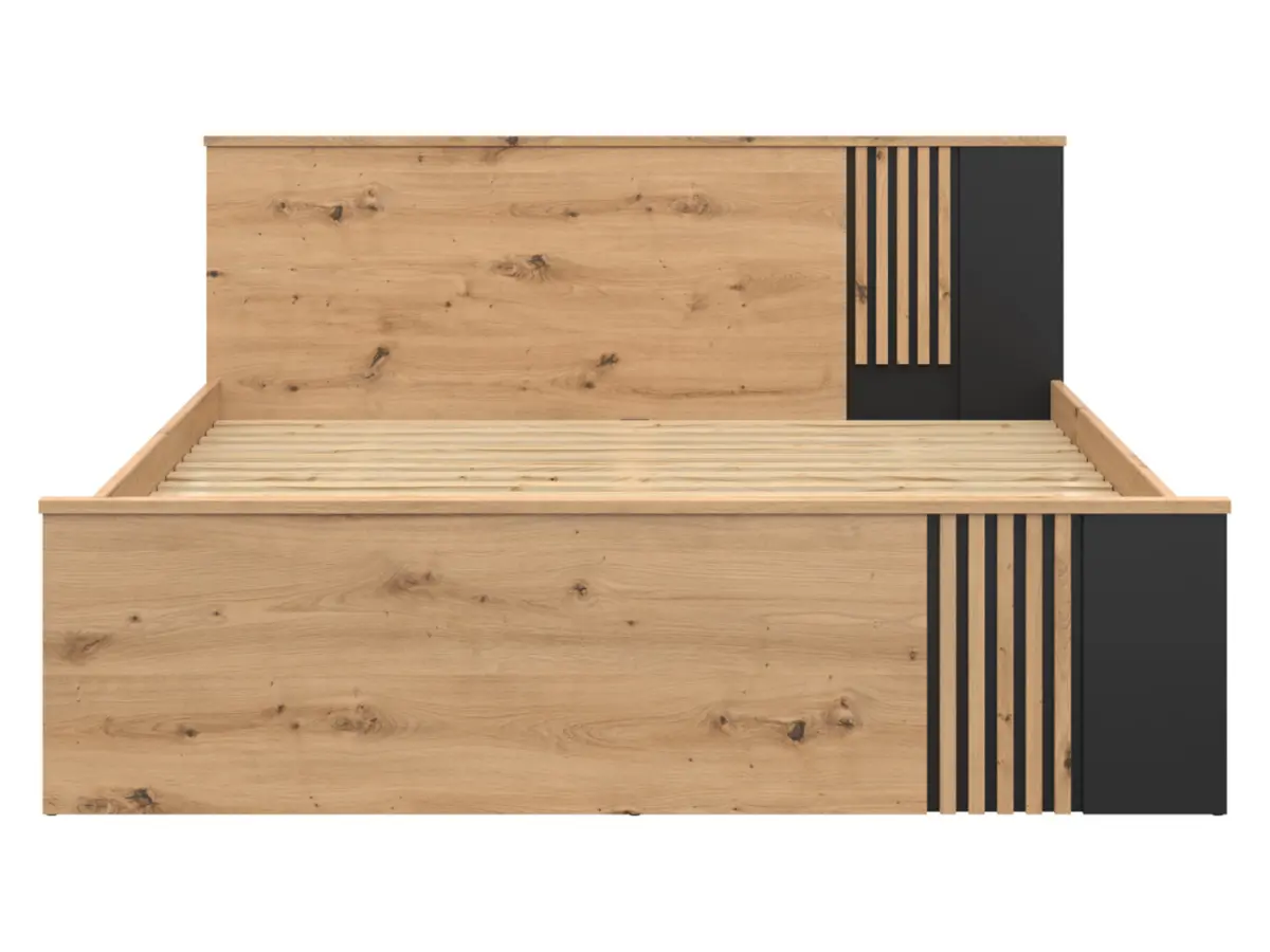 Cama Vabres 160x200 roble artisan lamas