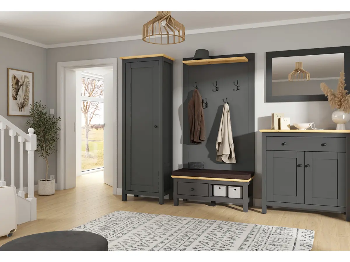 Baúl Hesen 47x100 cm grafito