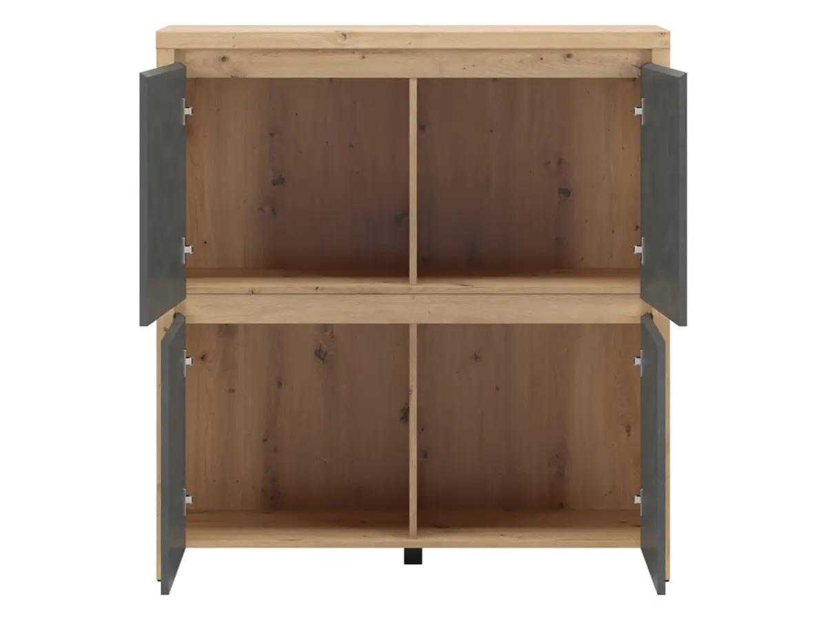 Mueble Larios 105 cm de cuatro puertas roble artisan/matera