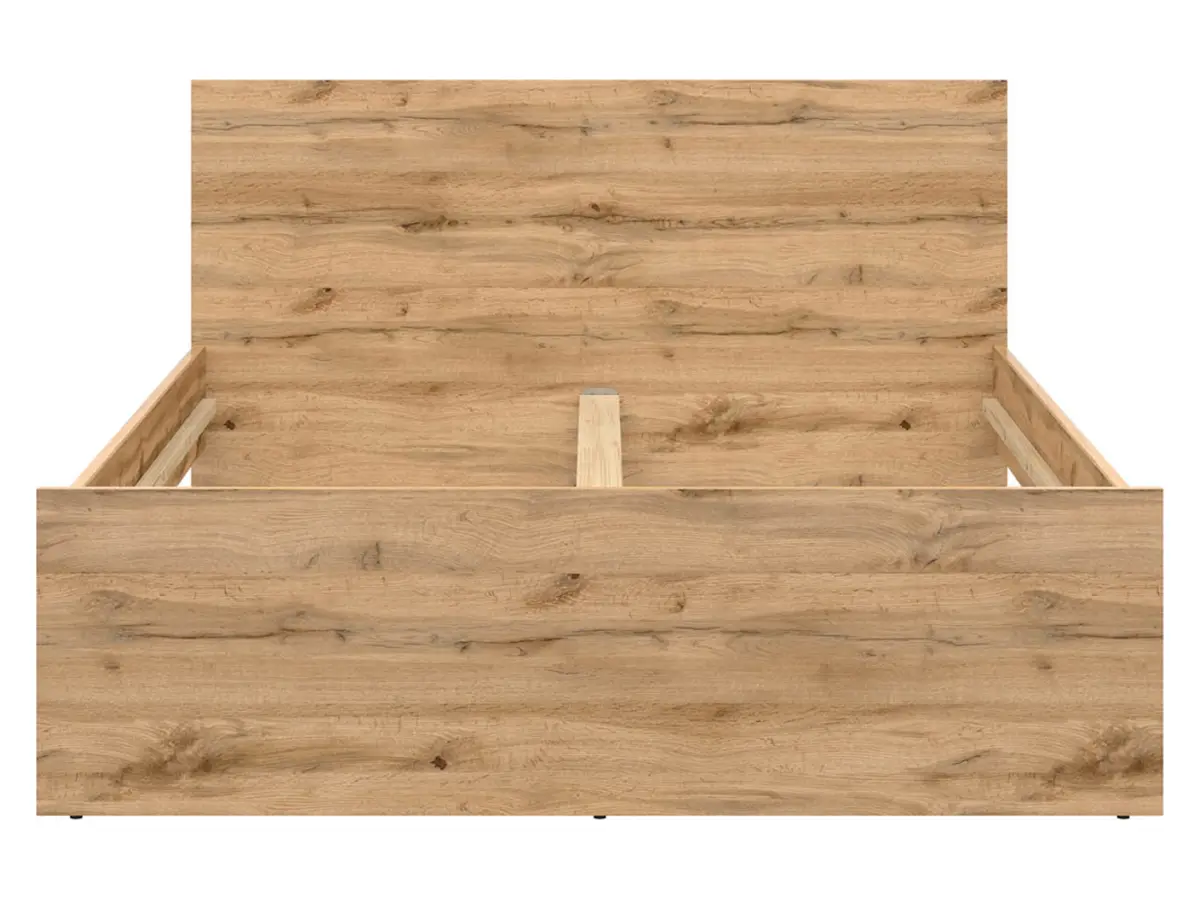 Cama Zele 140x200 roble wotan