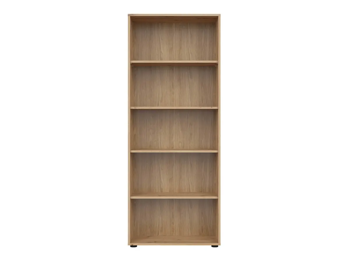 Estantería Space Office 80 cm con 4 estantes roble artisan