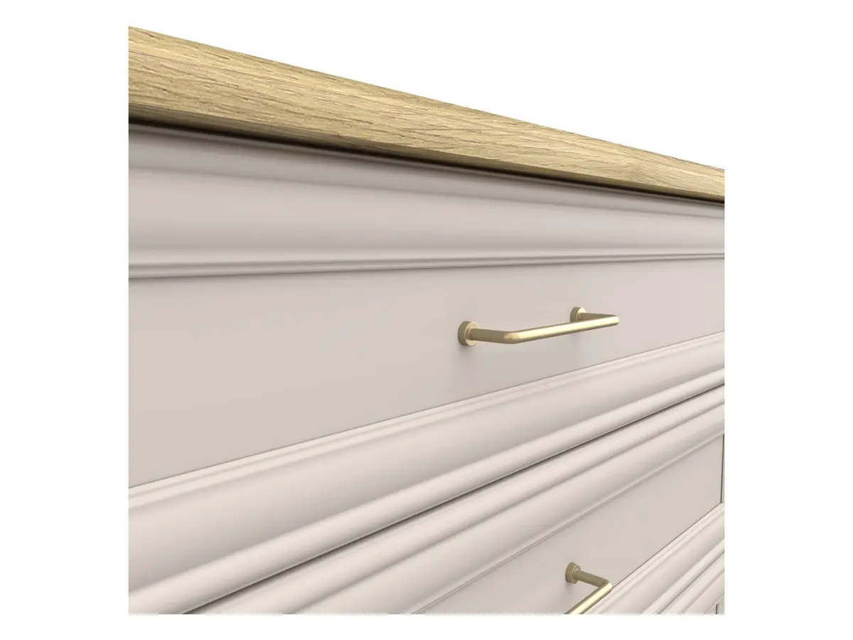 Cómoda Anga 94 cm con cajones cachemira/roble mauvella