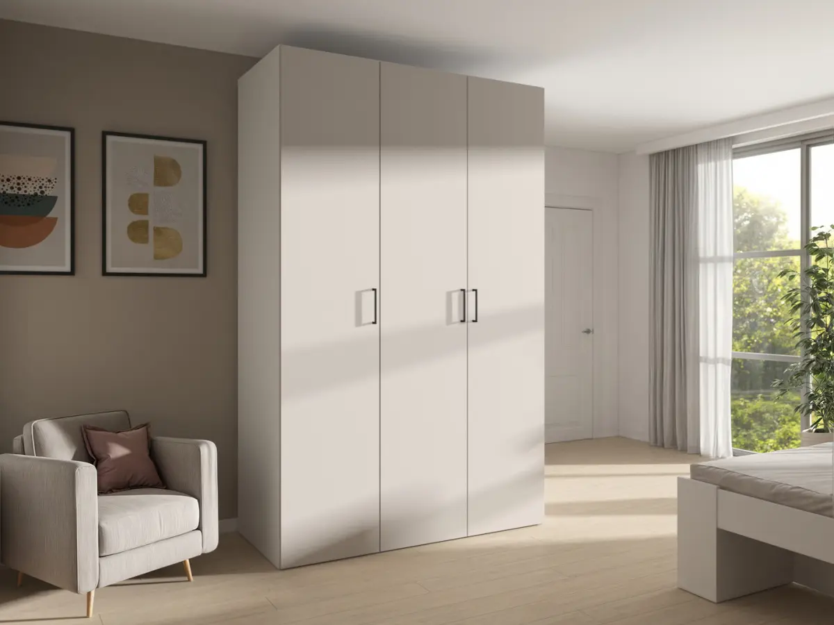 Armario modular Flex 150 cm con 3 puertas cachemira