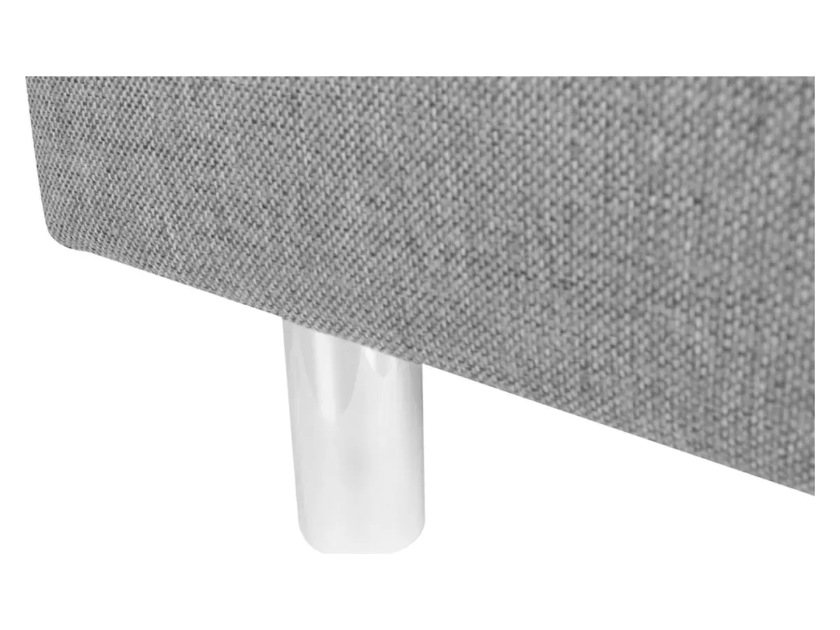 Cama tapizada Mala gris 160x200