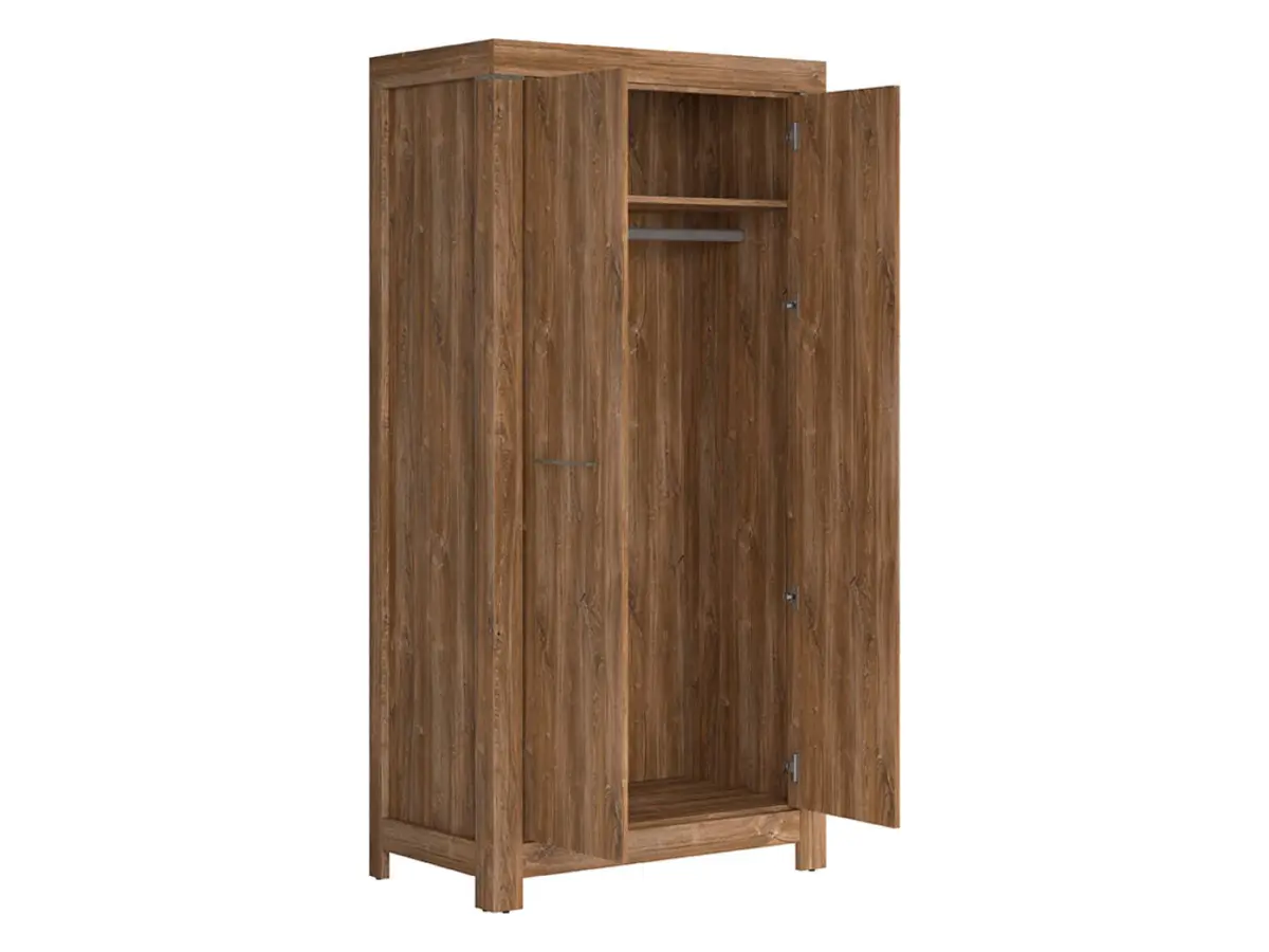 Armario de dos puertas Gent 98 cm roble stirling