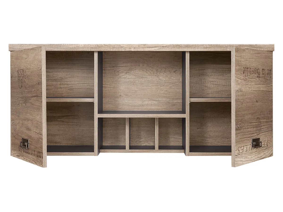 Armario colgante Malcolm 120 cm con puertas roble canyon monument