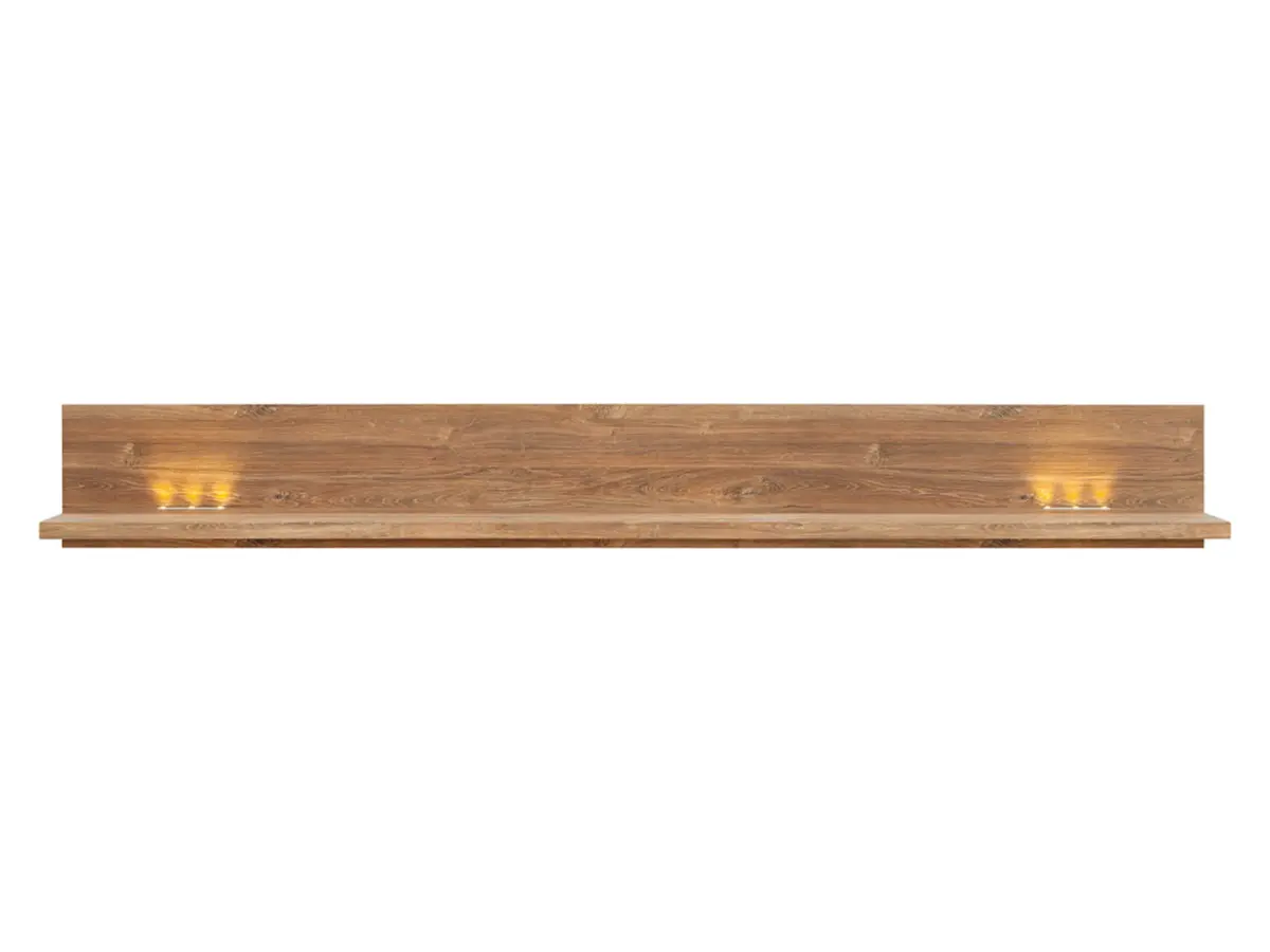 Estante de pared Gent 200 cm roble stirling