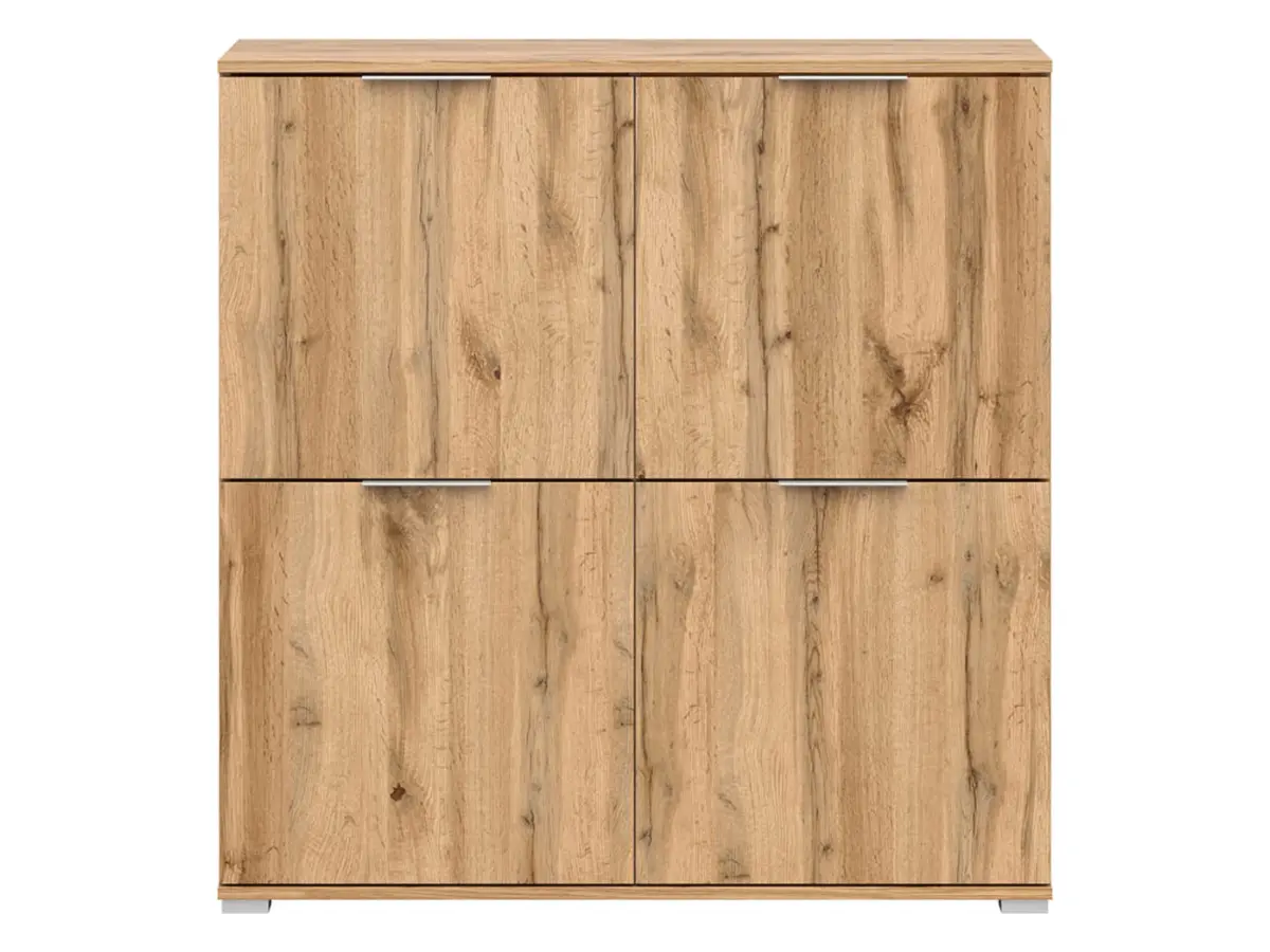 Armario Zele 104 cm cuatro puertas roble wotan