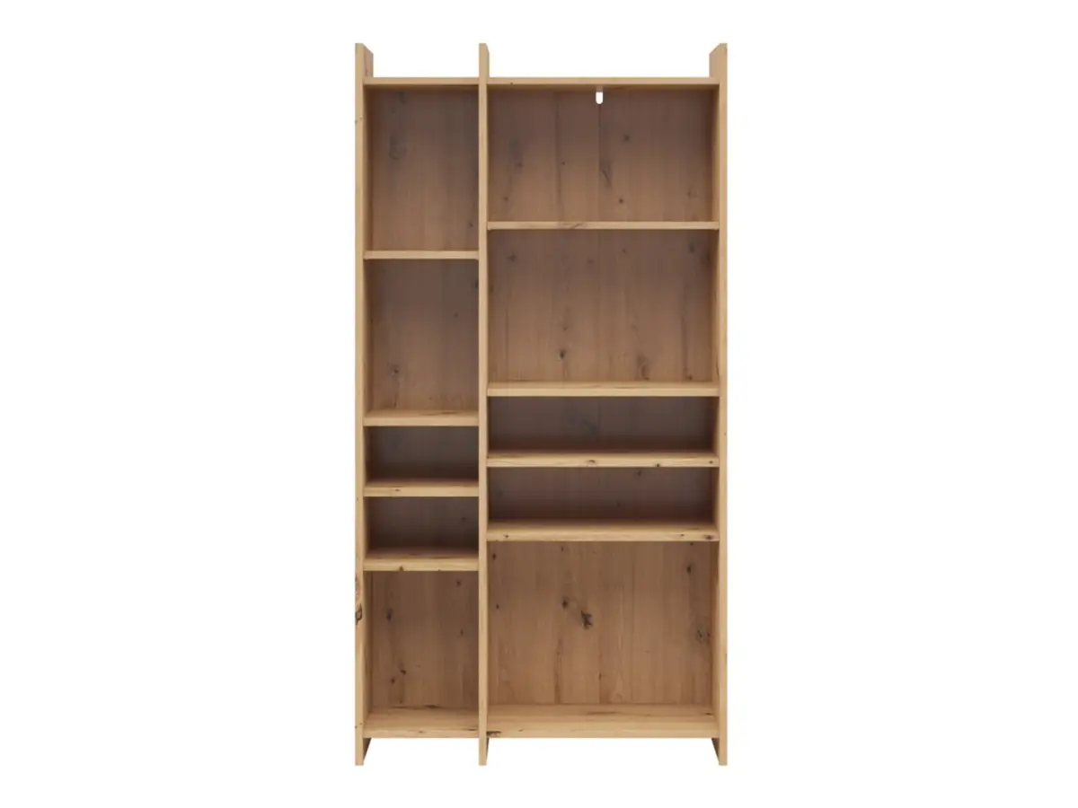 Estantería Benny 80 cm 8 estantes roble artisan