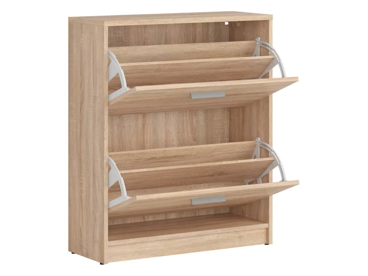 Zapatero Nepo Plus 70 cm con 2 puertas roble sonoma