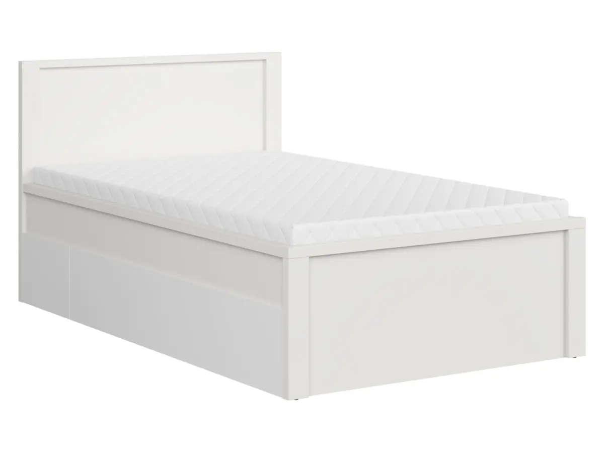 Cama Kaspian T 120x200 blanca