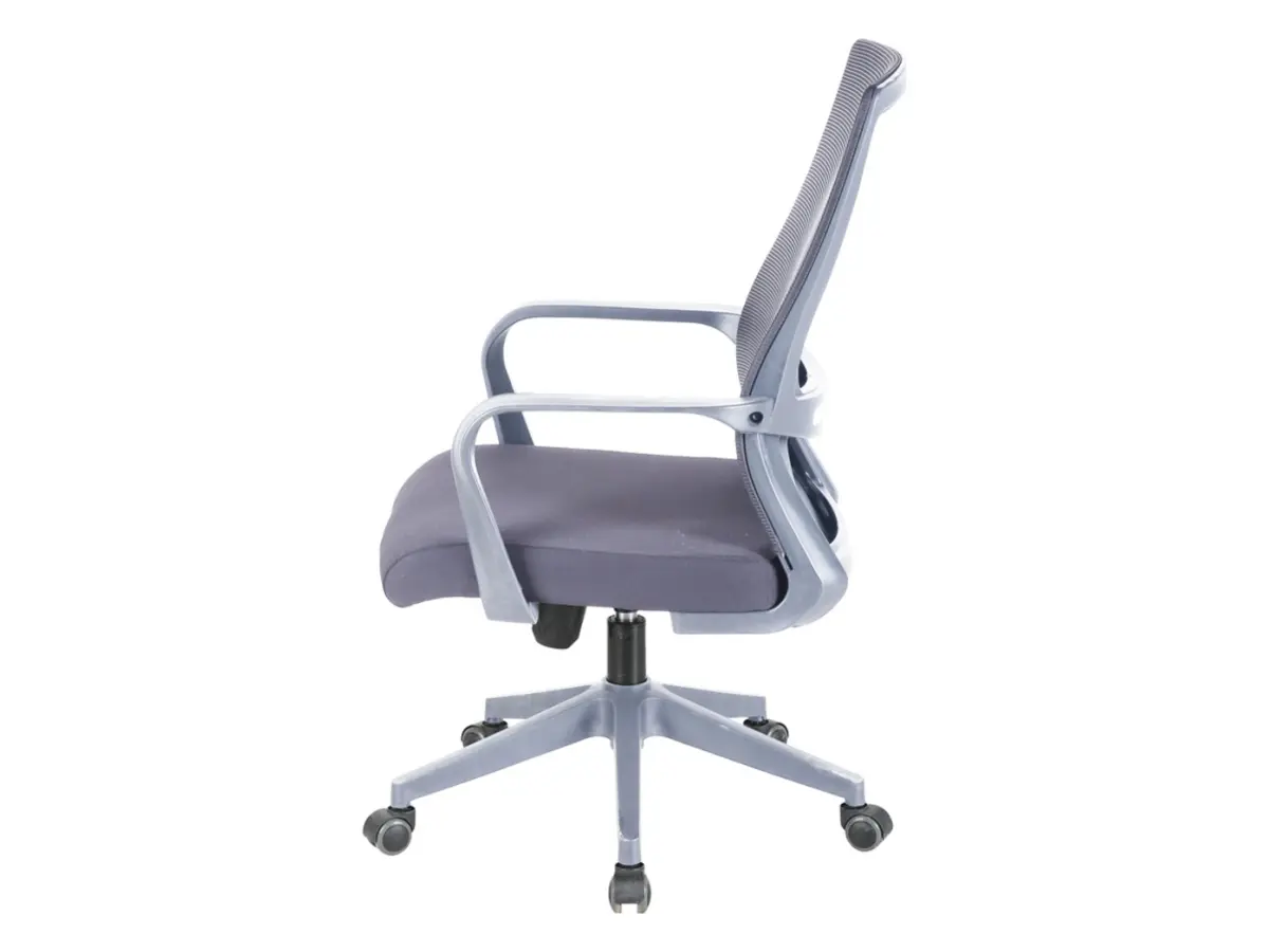 Sillón giratorio Ozi gris