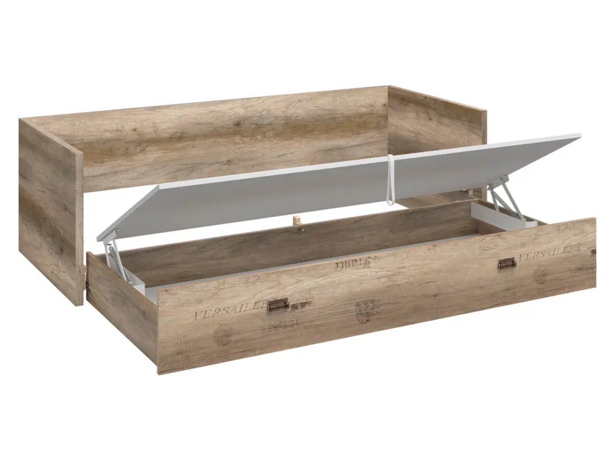 Каркас кровати Malcolm 80-160x200 раскладной с ящиком дуб каньон монумент