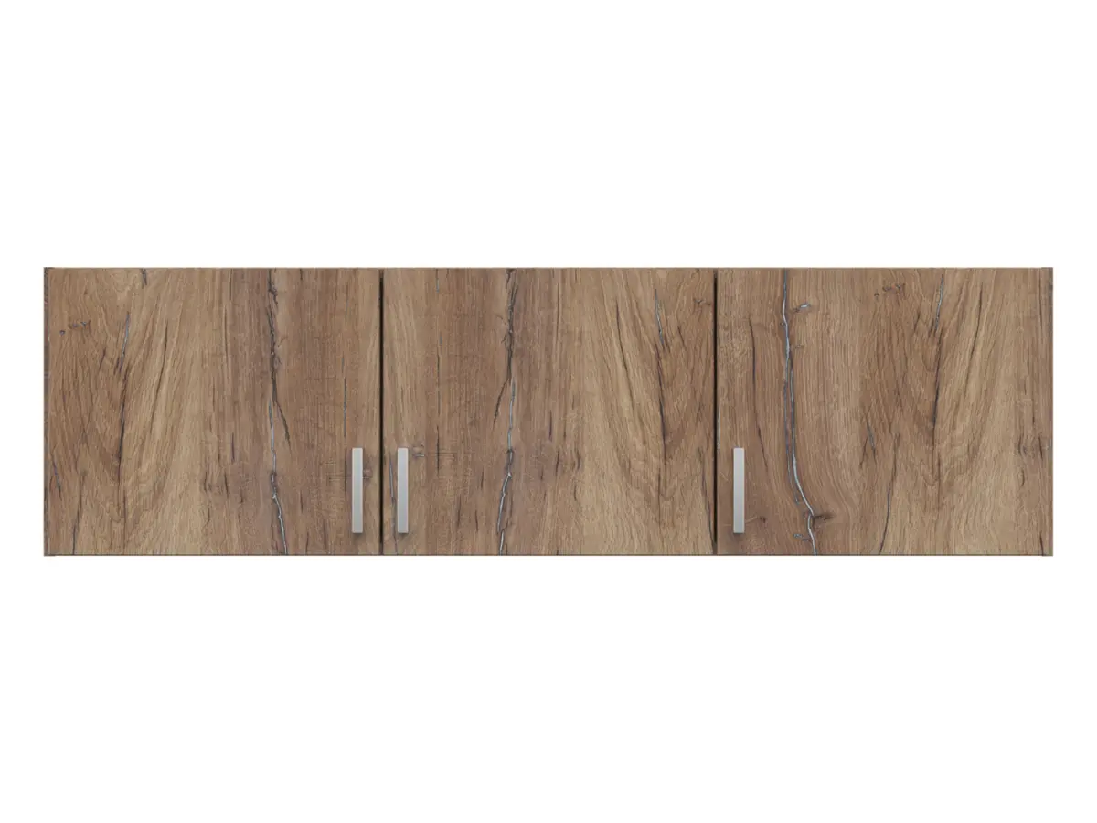 Altillo para armario Brando 136 cm con 3 puertas roble flagstaff oscuro