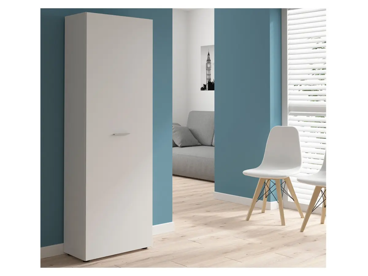 Estantería Neno 60 cm con puertas blanca